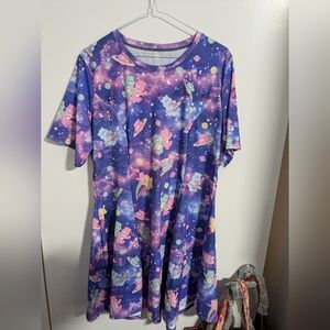 Black Milk care bears galaxy evil tee dress